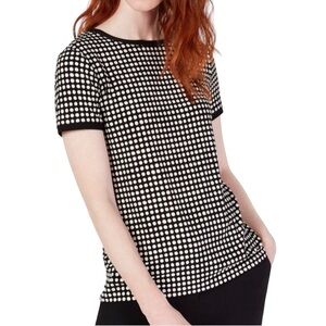 Calvin Klein Black White Blouse